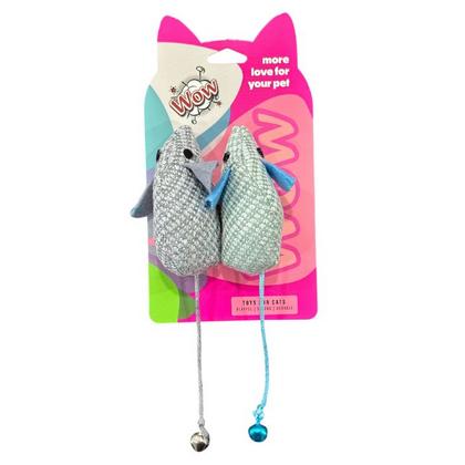 Wow Kedi Oyuncak İkili Fare  has-6552