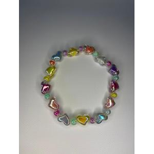 Yansımalı Kalpli Kolye L Beden 