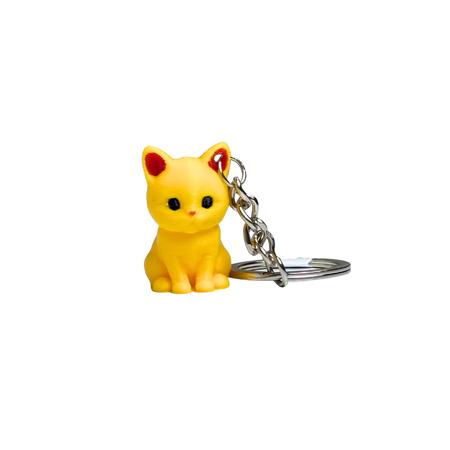 Yavru Kedi  Sarı Büyük Anahtarlık pla1045
