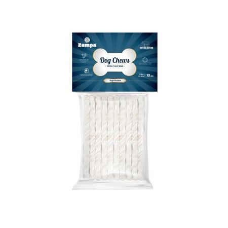 Zampa Beyaz Burgu Çubuk (Sticks) Kemik Köpek Ödülü 10 lu 5g sfrp-DC4539
