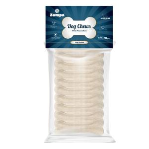 Zampa Beyaz Press Kemik Köpek Ödülü 10 lu 10-12g sfrp-DC4355