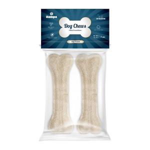 Zampa Beyaz Press Kemik Köpek Ödülü 2 li 85-90g sfrp-DC4478