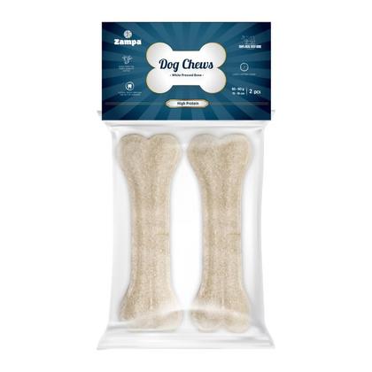 Zampa Beyaz Press Kemik Köpek Ödülü 2 li 85-90g sfrp-DC4478