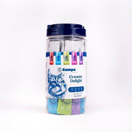 Zampa Creamy Delight Kedi Krema Ödül Maması 30'lu (16g x 30) sfrp-ZCD0030