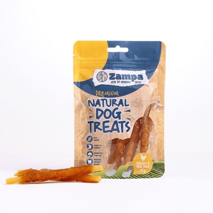 Köpek Ödül Maması, Tavuklu ve Sütlü Çubuk Ödül - 75g ZOD-0003