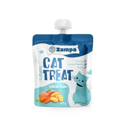 Zampa Puding Kedi Ödülü - Somon & Ton Balıklı - 60g