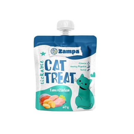 Zampa Puding Kedi Ödülü - Ton Balıklı & Tavuklu - 60g