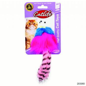 203060-CATLİFE  Kediler için uzun kuyruklu fare oyuncak 