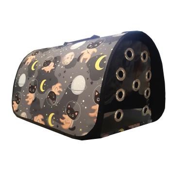 kedi uzayda  kuş gözü flaybag taşıma çantası