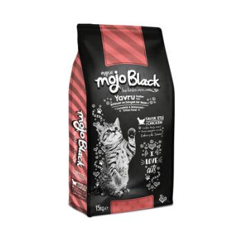 mycat mojo black tavuk etli yavru kedi maması 15kg