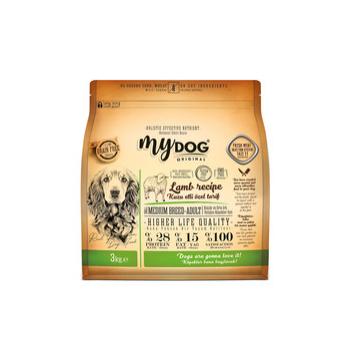 mydog low grain kuzu etli medıum breed-küçük ve orta ırklar için köpek maması 3kg