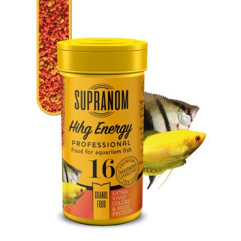 Supranom tüm balıklar için yem high energy granul food 100ml (16)
