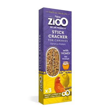 ZioO 3'lü bal aromalı kanarya krakeri 10'lu paket