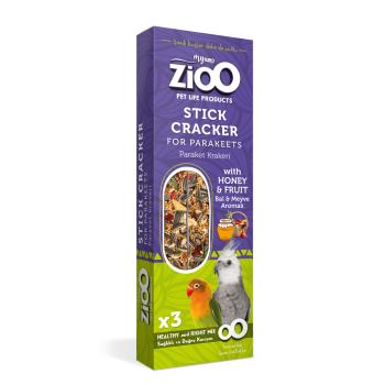 ZioO 3'lü bal aromalı ve meyveli paraket krakeri 10'lu kutuu