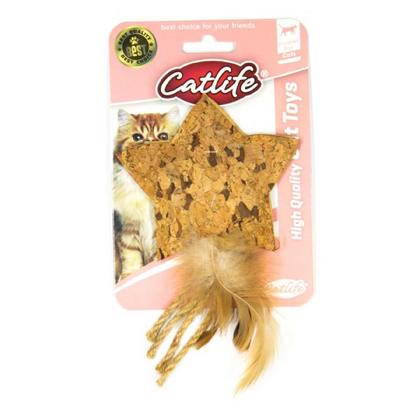 brsp 203557 CATLİFE KEDİLERİ İÇİN YILDIZ ŞEKİLLİ NATUREL OYUNCAK