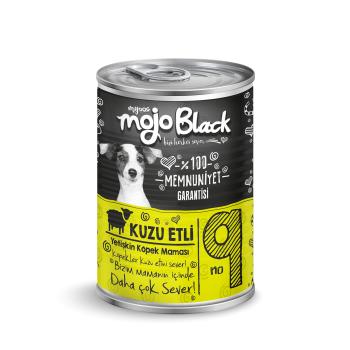 PF Mojo black chunk parça kuzu etli köpek konservesi 400 gr 6'lı