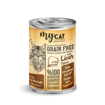 PF Mycat tahılsız ciğerli kedi konservesi 400gr 