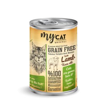 PF Mycat tahılsız kuzu etli kedi konservesi 400gr 6'lı 