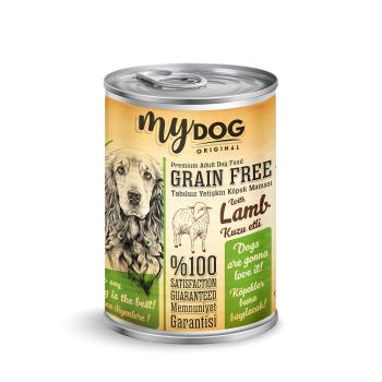 PF Mydog pate tahılsız kuzu etli köpek konservesi 400gr 