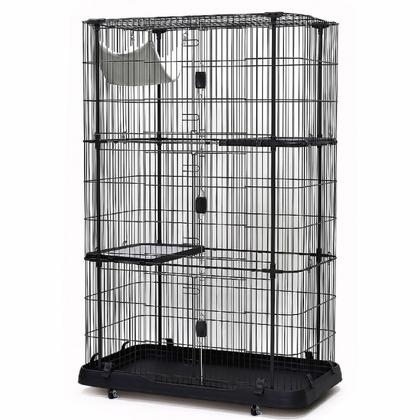 Dayang Kedi  Kafesi Siyah 109,3x63,8x161,6cm PTGRDN-C502LBK