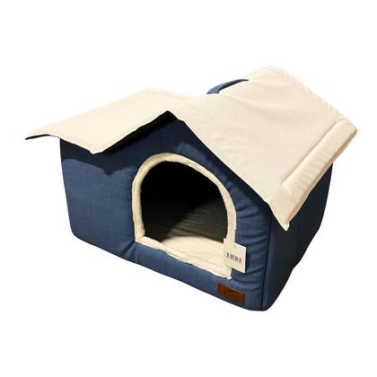 petelegante yatak Kedi ve Köpekler İçin Yatak Villa Model Deri