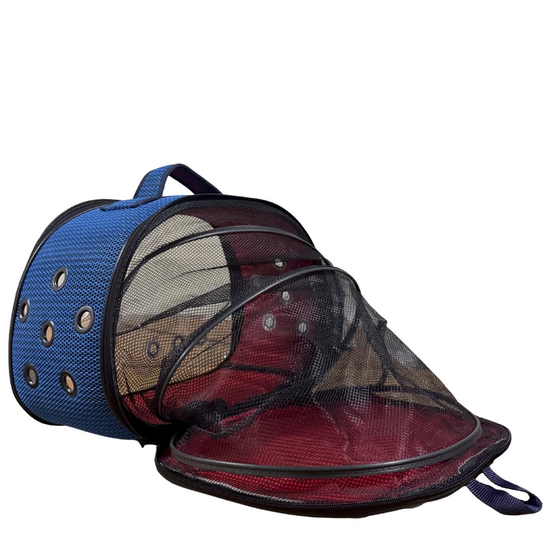 Flybag Kumaş Şeffaf Flybag Çanta Mavi - Pet Product