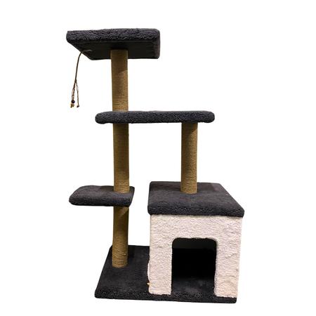 Lüx 3 Katlı Kedi Tırmalama Evi