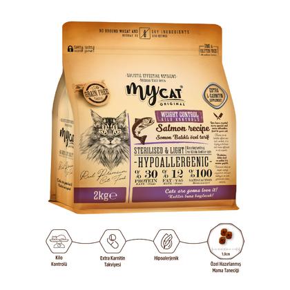 Az Tahıllı Somon Balıklı Diyet & Kısır Kedi Maması 2kg