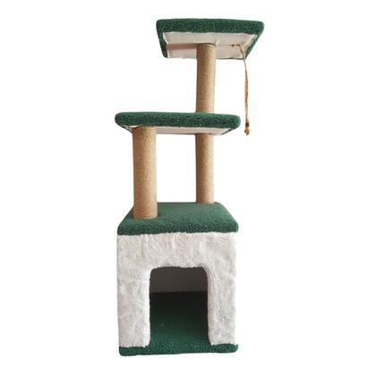 Kedi Evi 3 Katlı Tırmalamalı 90cm SP-3KTE01